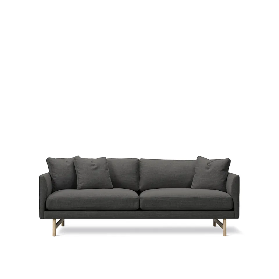 Calmo 2-seters sofa lakkert eik