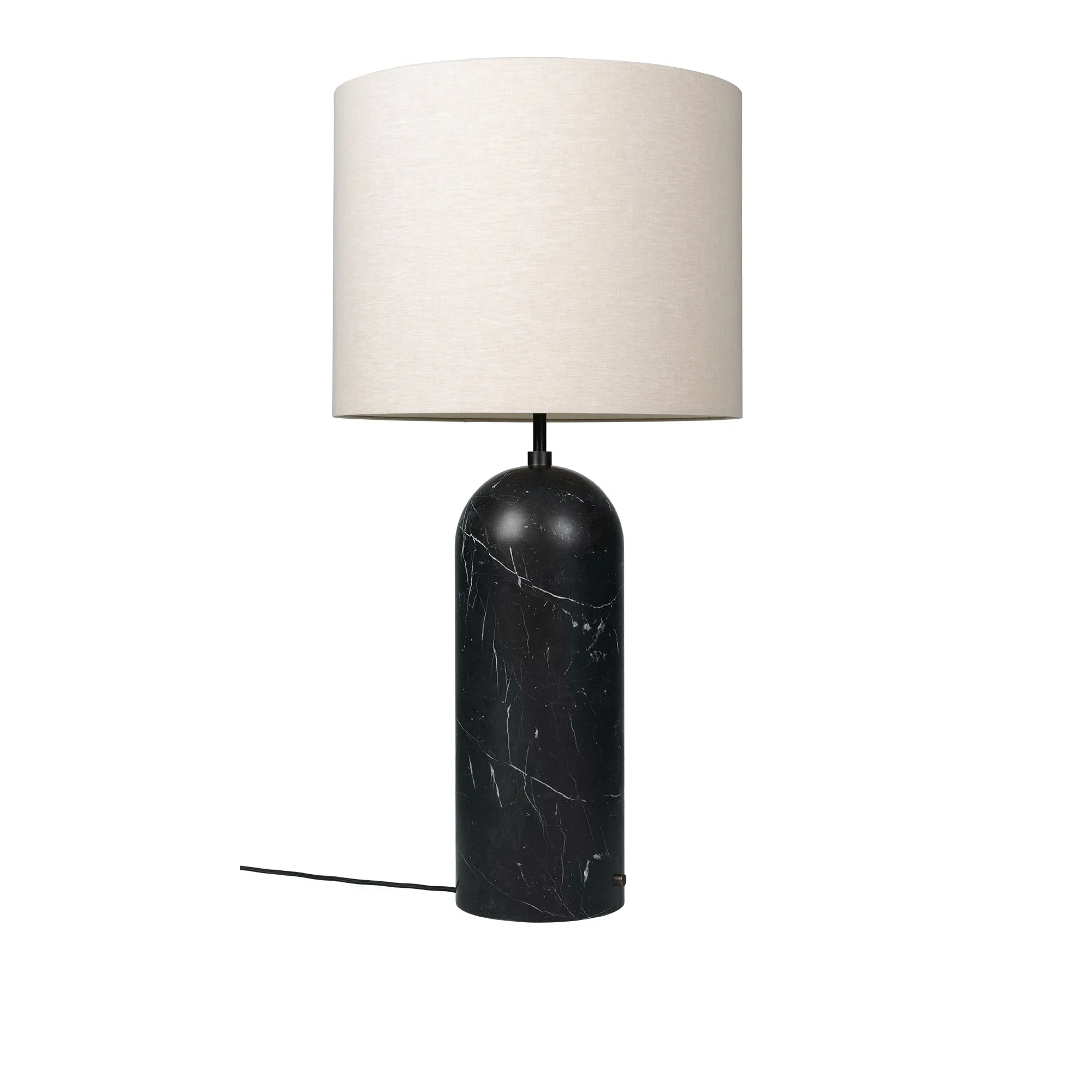 Gravity gulvlampe XL Low svart marmor - 1