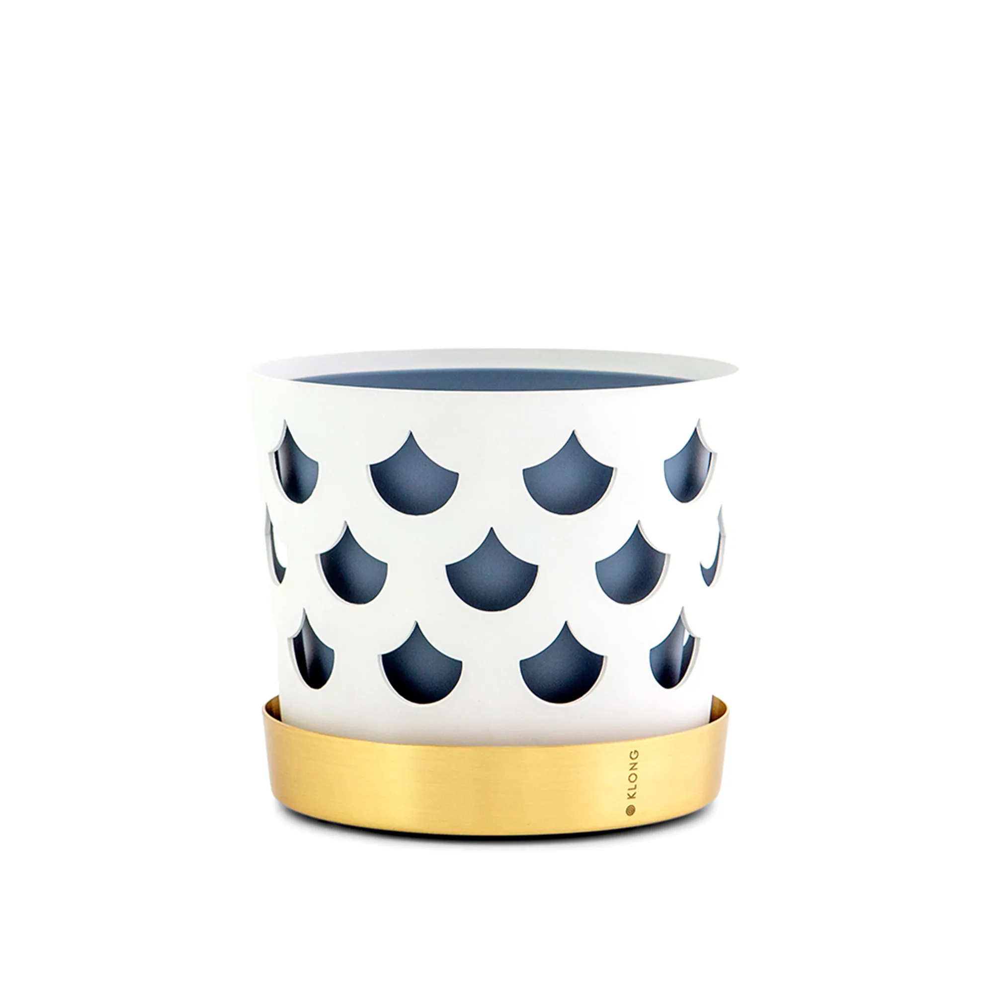 Trio Flower Pot Drop - Hvit - 1