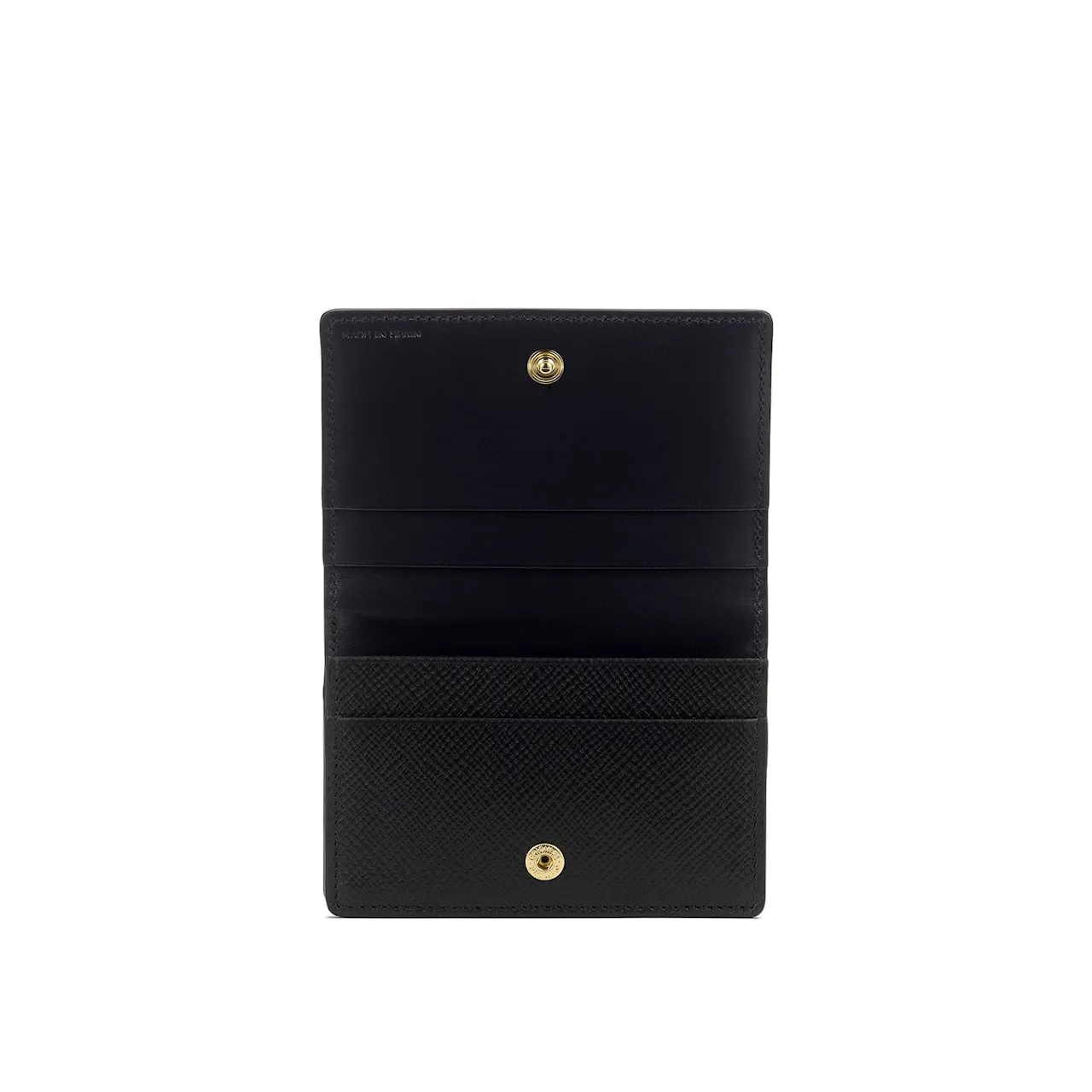 Panama Folded Card Holder - Black