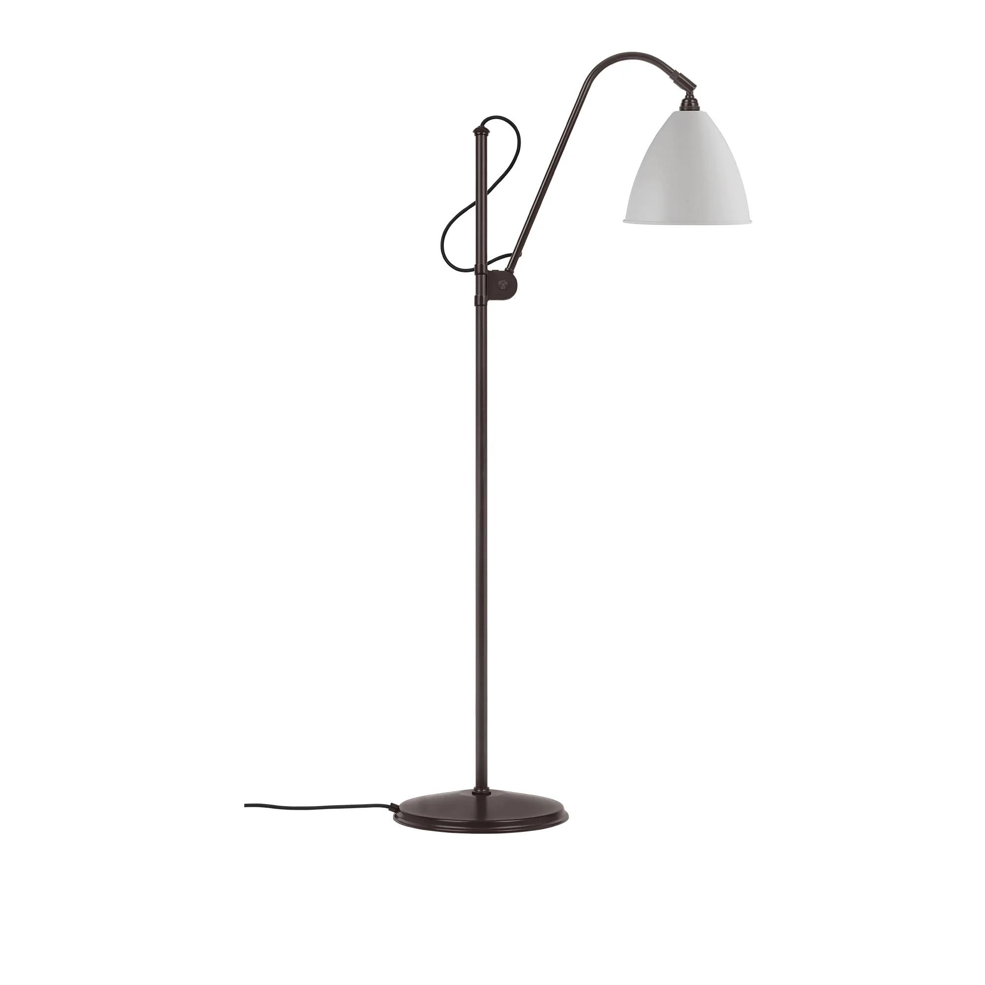 Bestlite BL3 gulvlampe Medium sort messing - 1