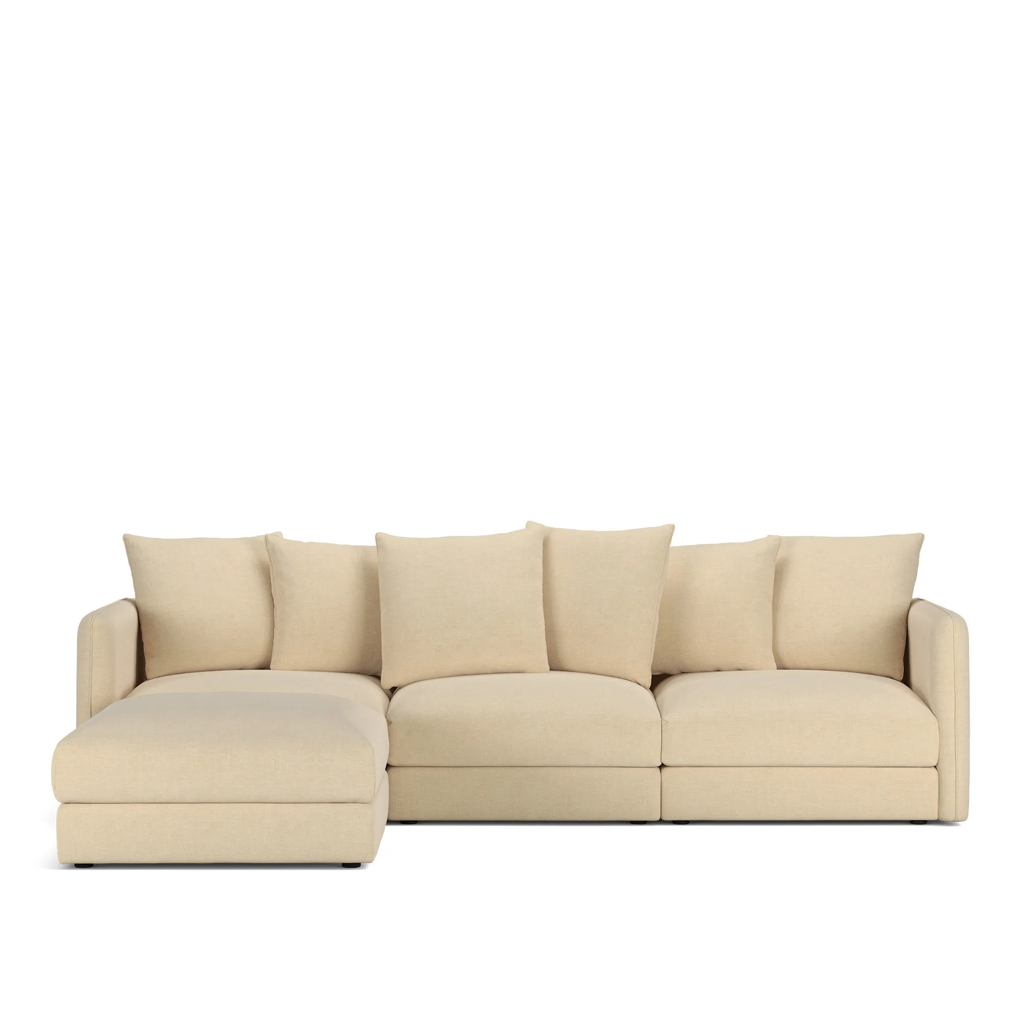 Pavarotti 01 3-seters sofa med fotskammel - 1