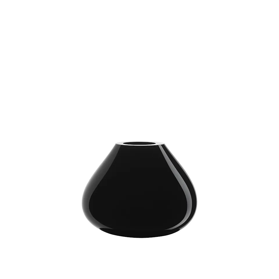 Ebon Vase Black - 19 cm