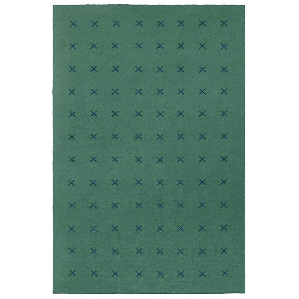 Cross Green/Deep Teal ullteppe