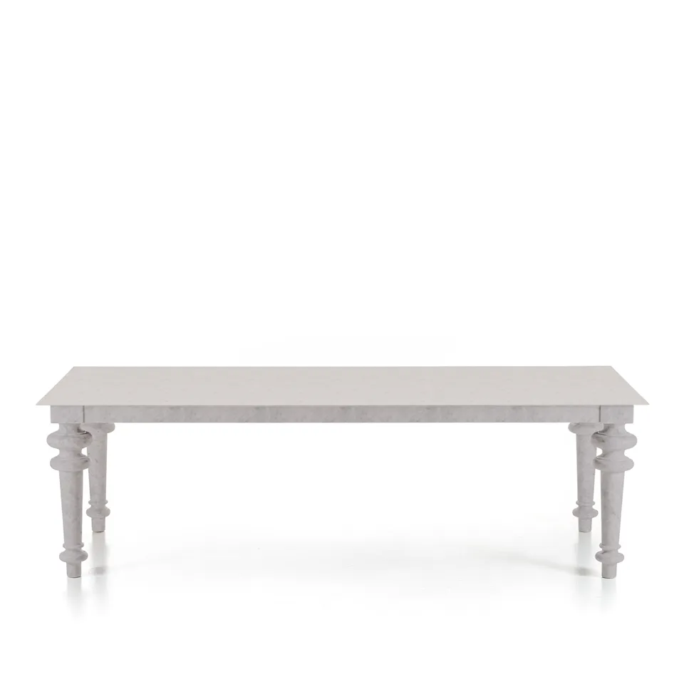 Gray 33 - Glossy White/White Carrara Marble