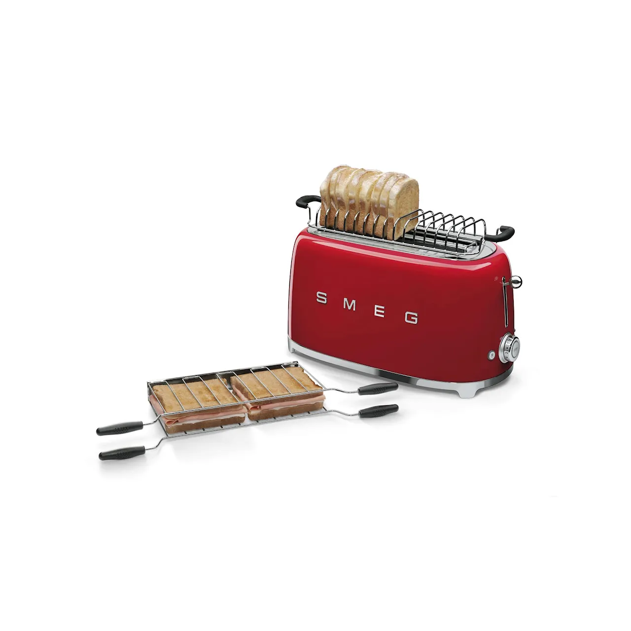 Smeg Toaster 4 Slice Slices Grid