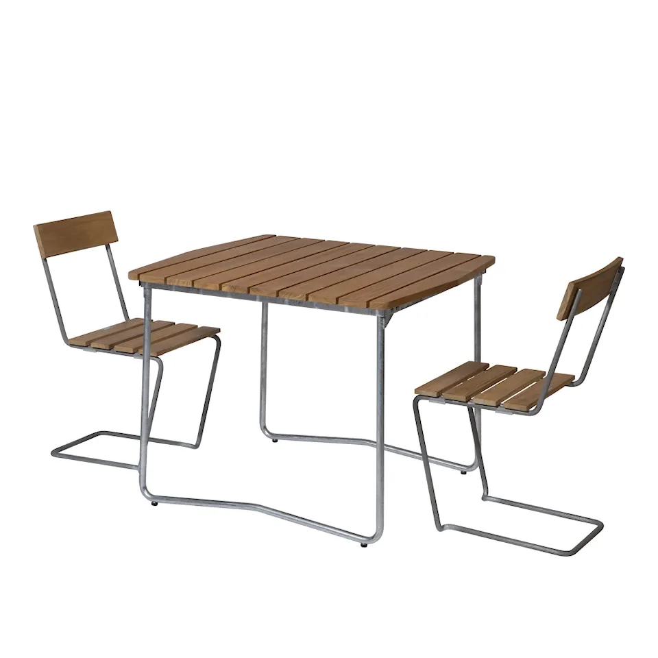 Klassisk serie spisestuesett B31 bord og 2 stoler 1
