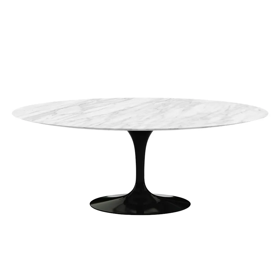 Saarinen Oval spisebord 198 cm Black