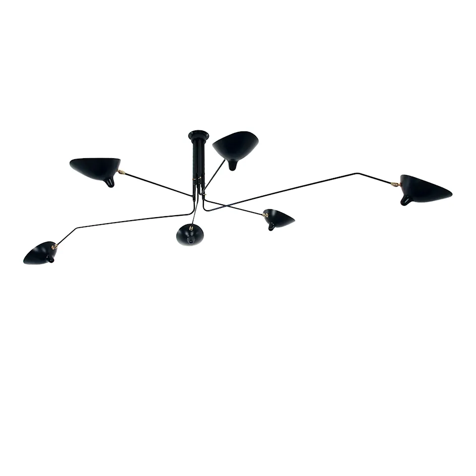 Six Arm taklampe