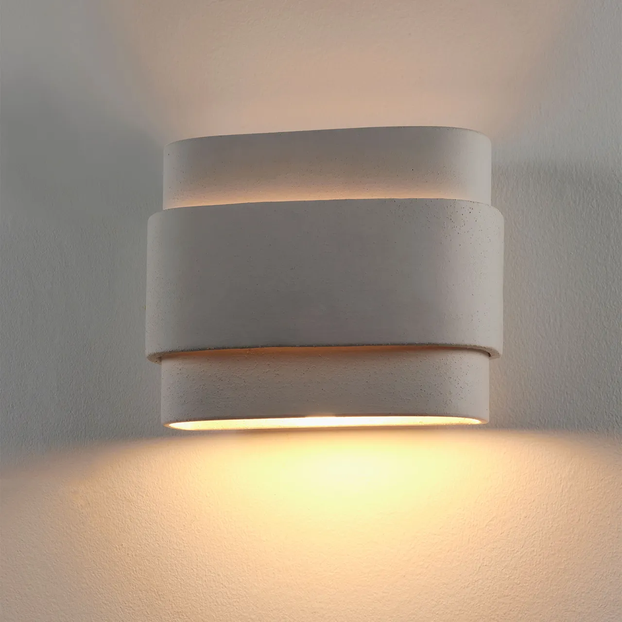 Vegglampe beige louis