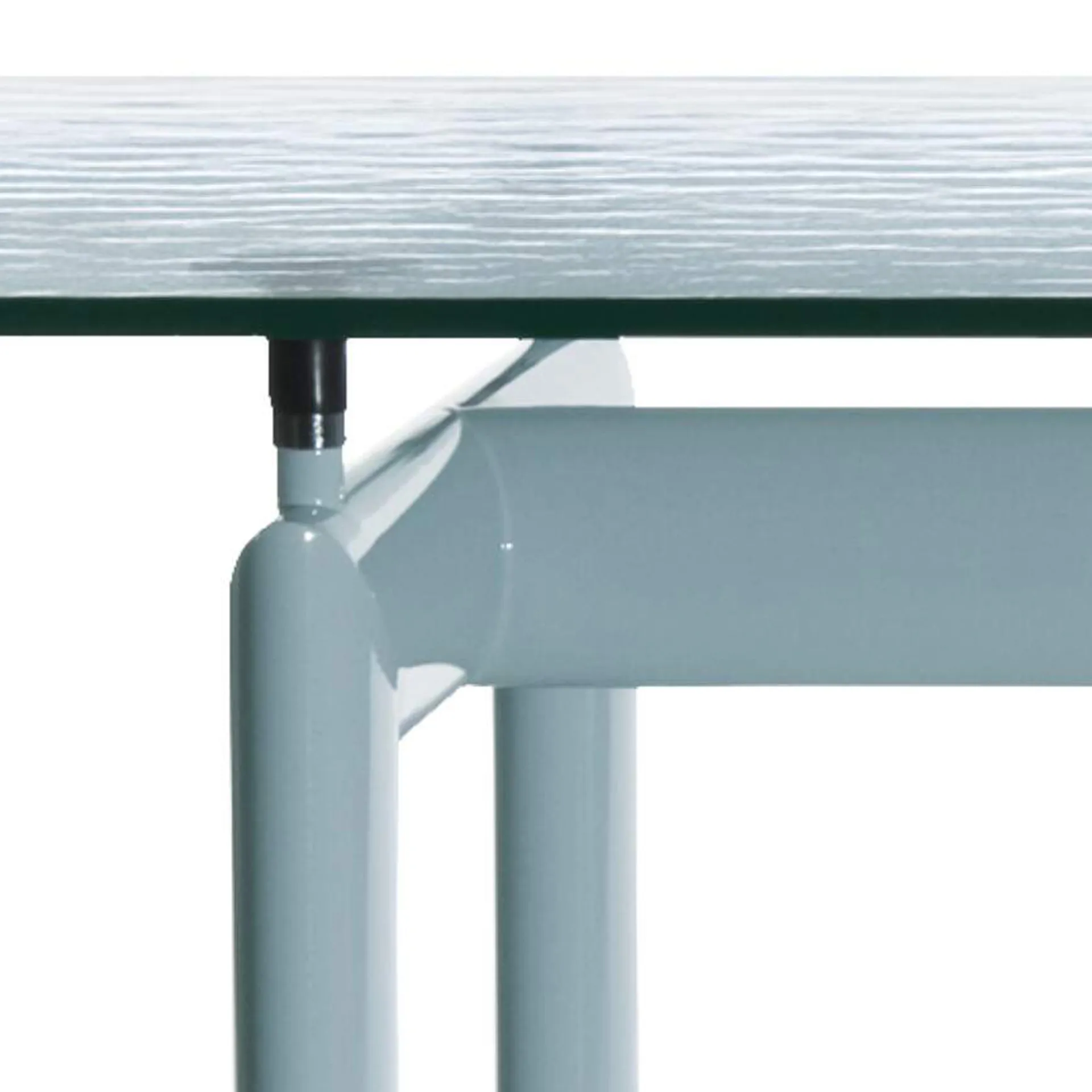 LC6 table tube d'avion Textured Glass 225 X 85 cm - Cassina - Le Corbusier - NO GA