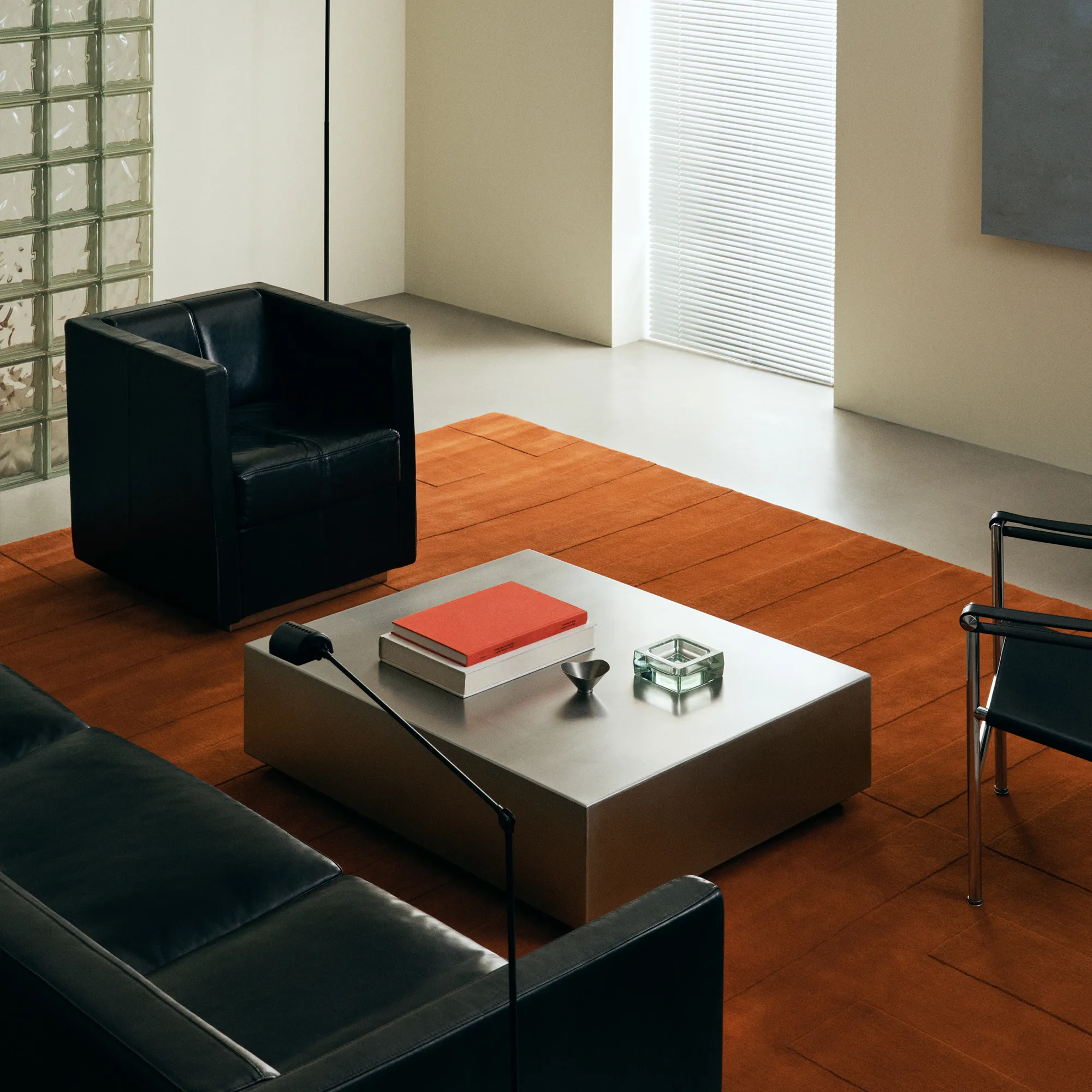 Lux 2 Burnt Orange ullteppe - 2