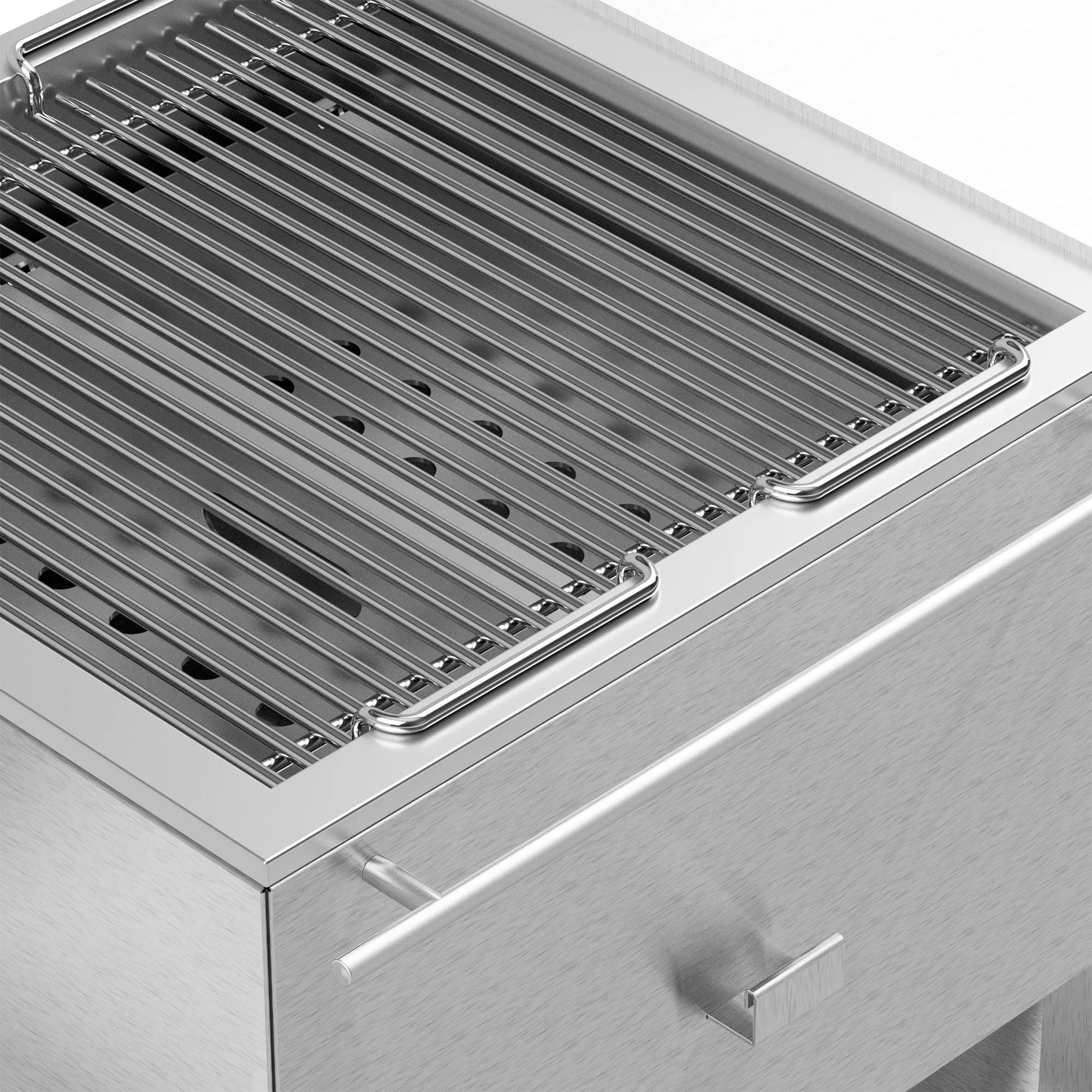 Kombinasjon C utekjøkken med kullgrill og vask - 16