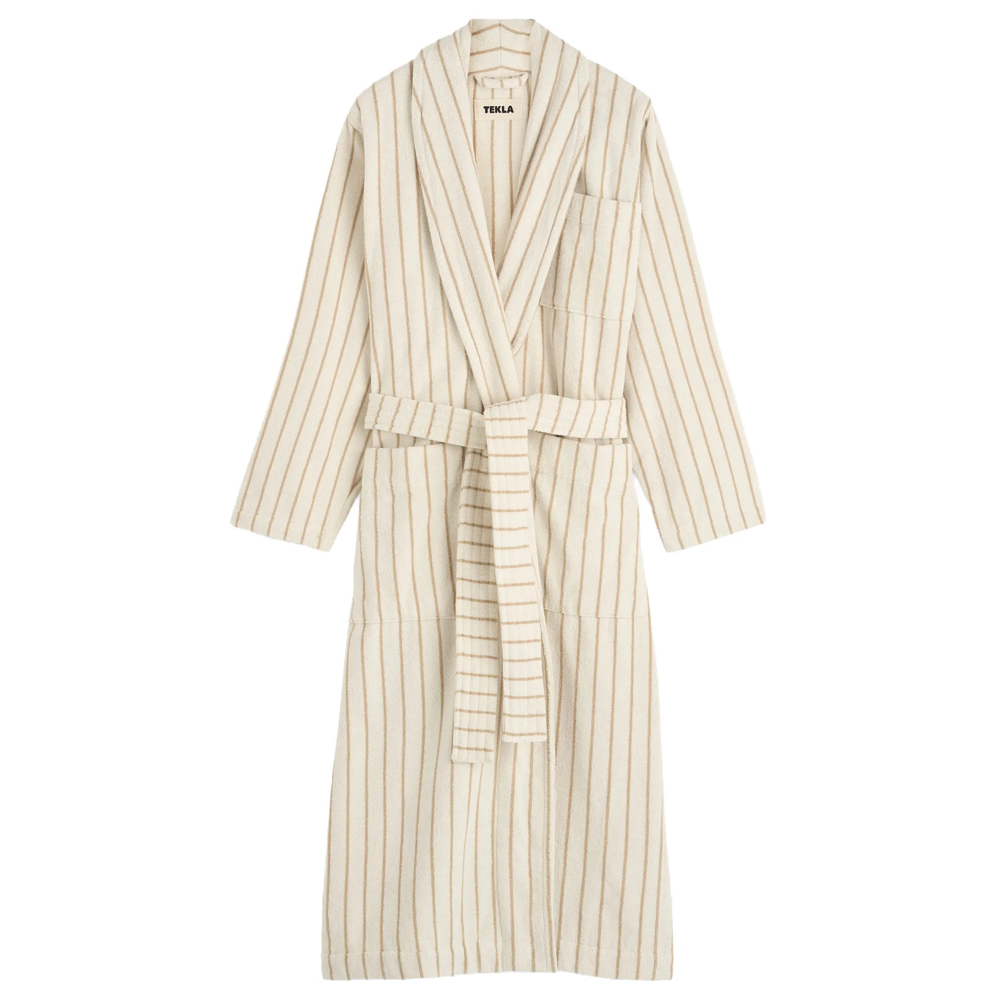 Classic Sienna Stripes badekåpe - 1