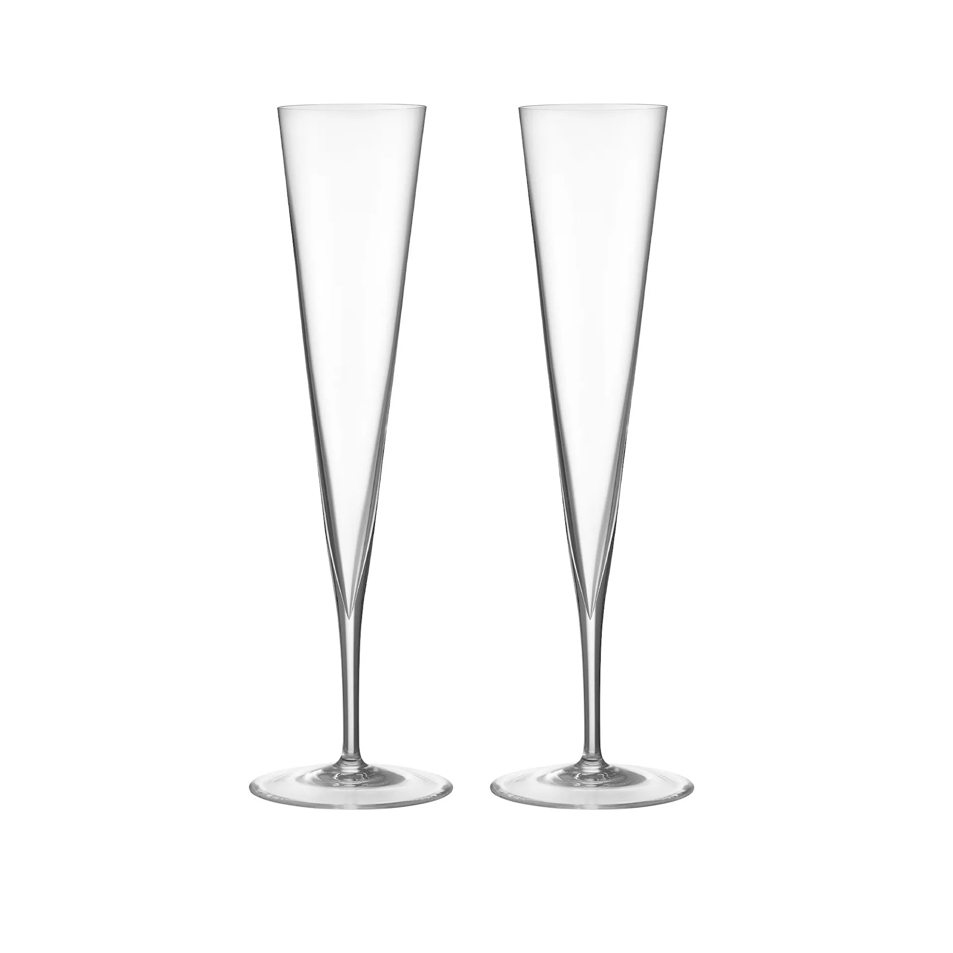 Geometry Champagne Glass 25 cl 2-Pack - Orrefors - Claesson Koivisto Rune - NO GA