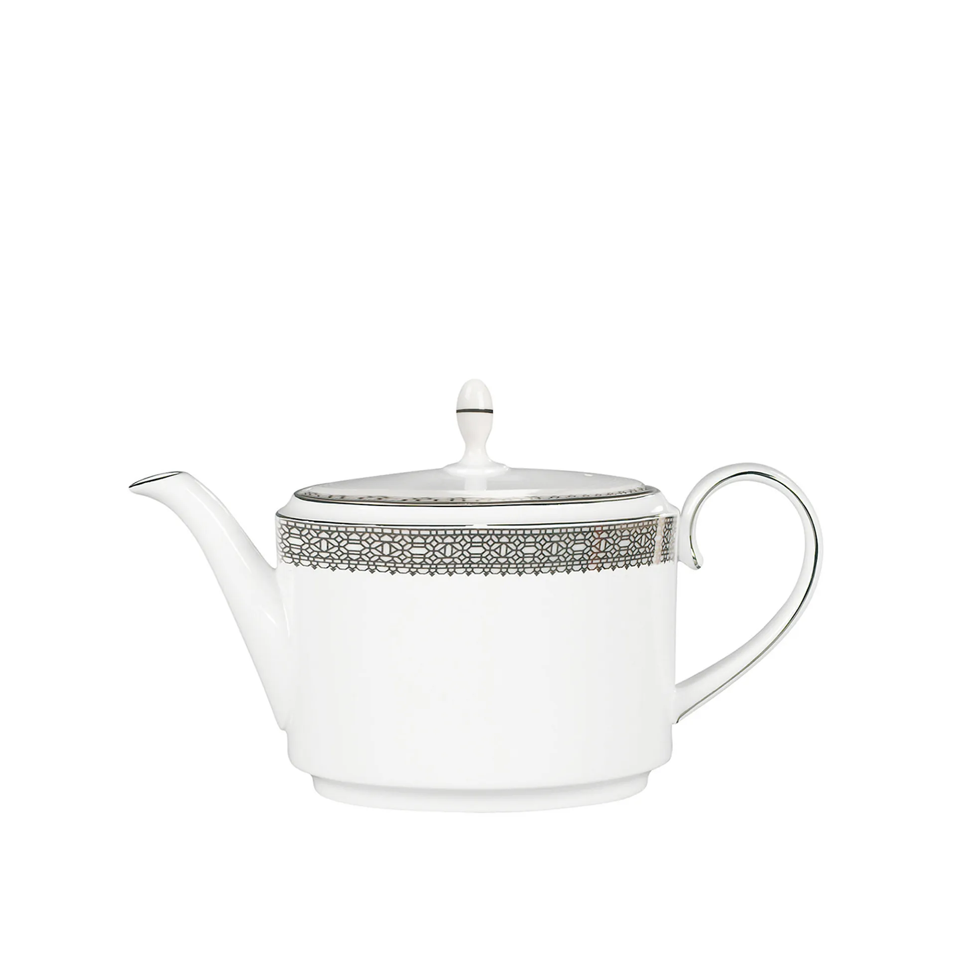 Vera Wang Lace Platinum Teapot - Wedgwood - Vera Wang - NO GA