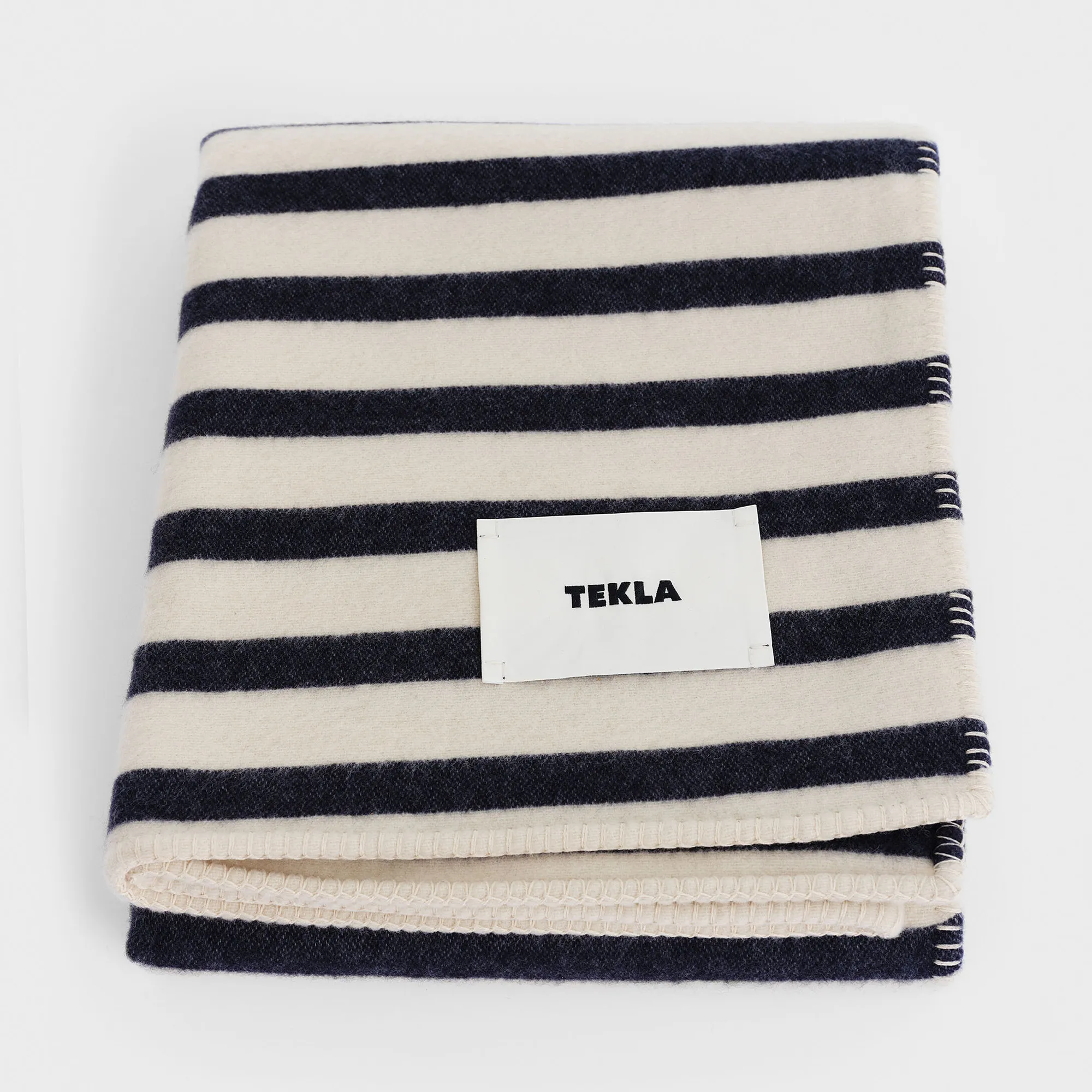 Magpie Stripes lammeullpledd - 6
