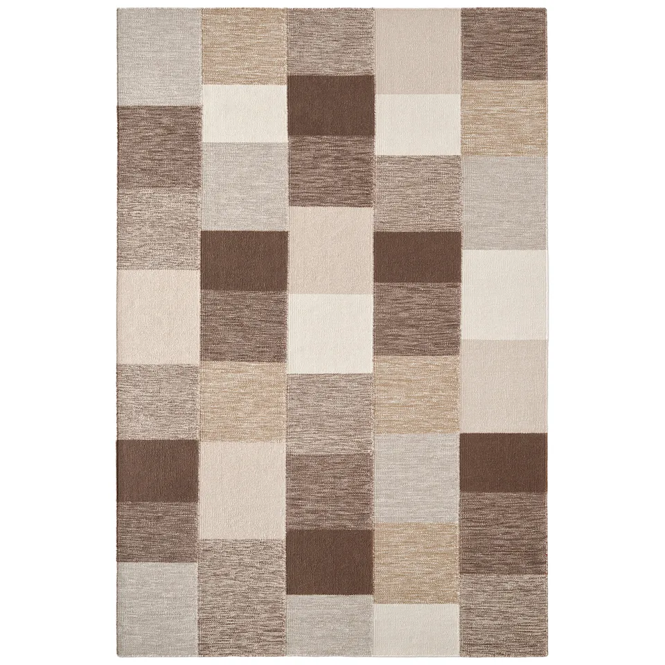 Patchwork 01 Brown ullteppe