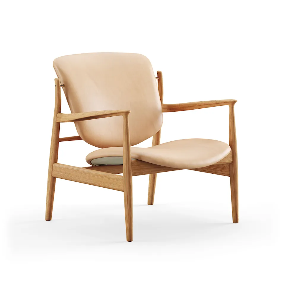 France stol Dark oiled oak