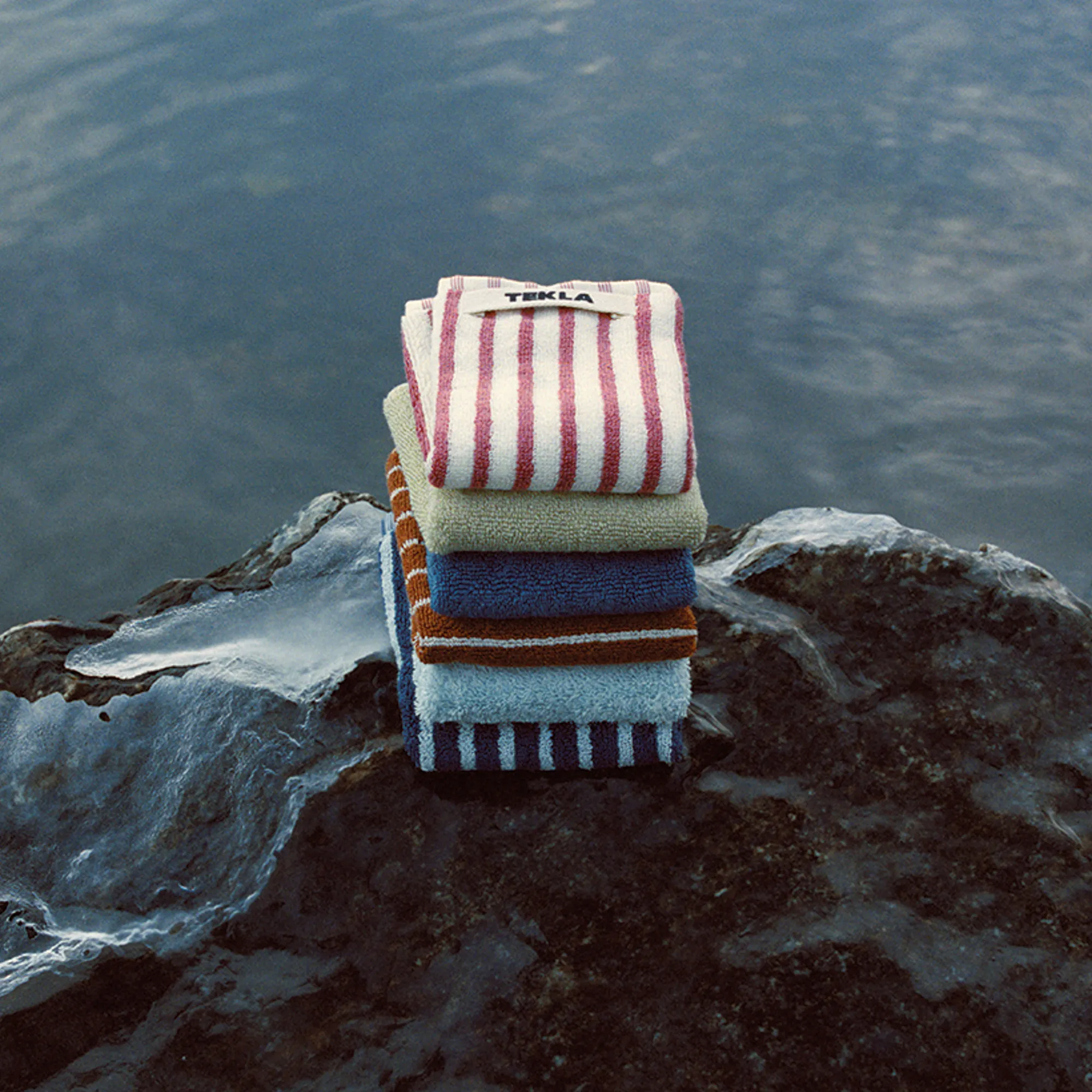 Terry Ripple Stripes håndkle - 3