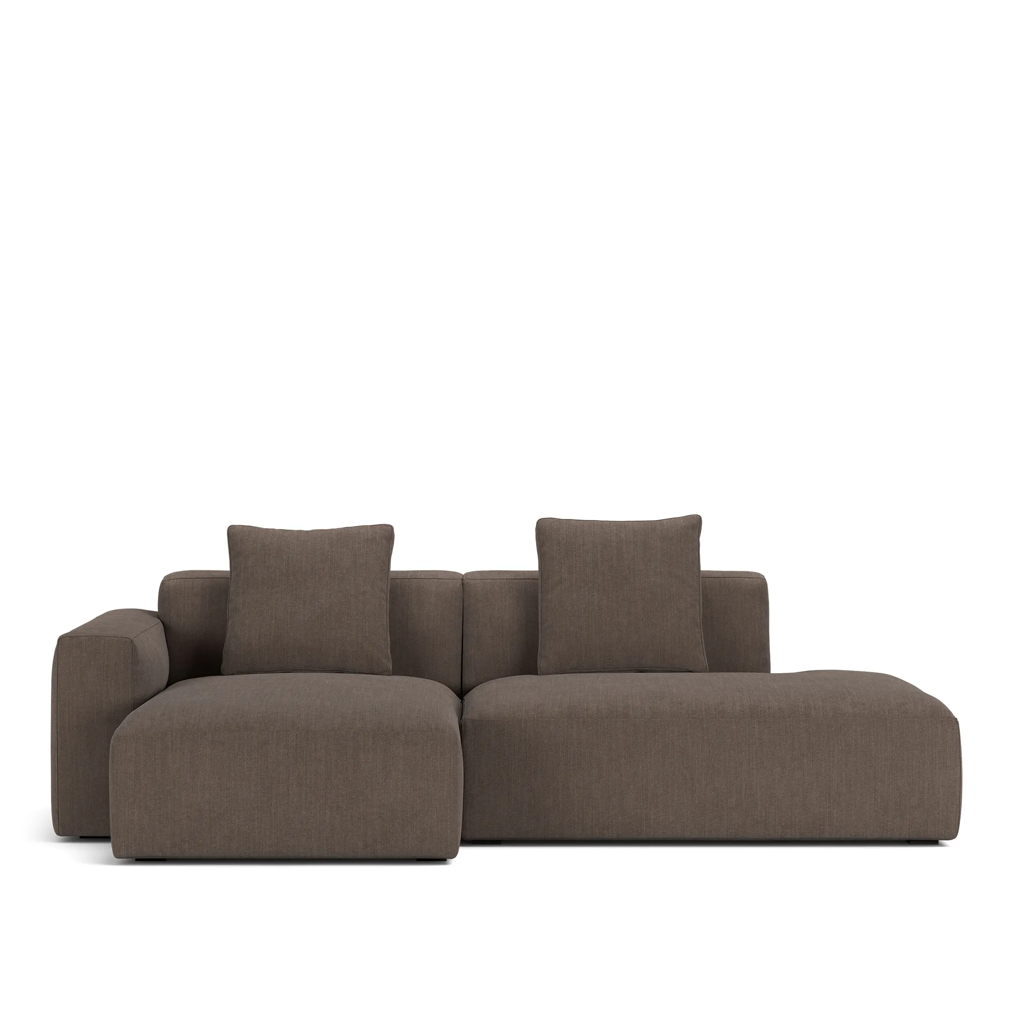 Brick 2-seters sofa sjeselong åpen ende høyre - 10