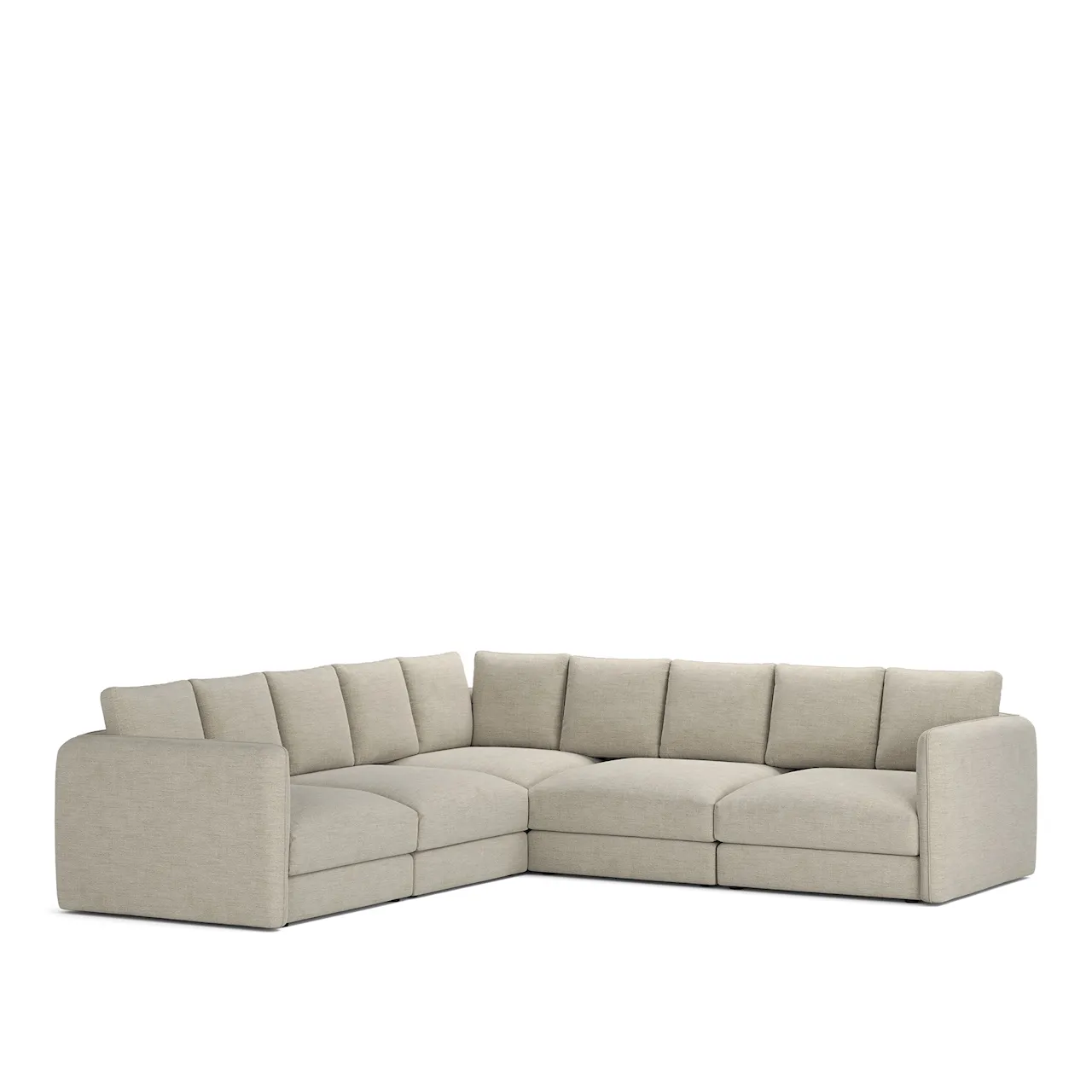 Pavarotti 5-Seater Corner, Removable Cover, Cushion Variant 02, Sienna Tonal 10