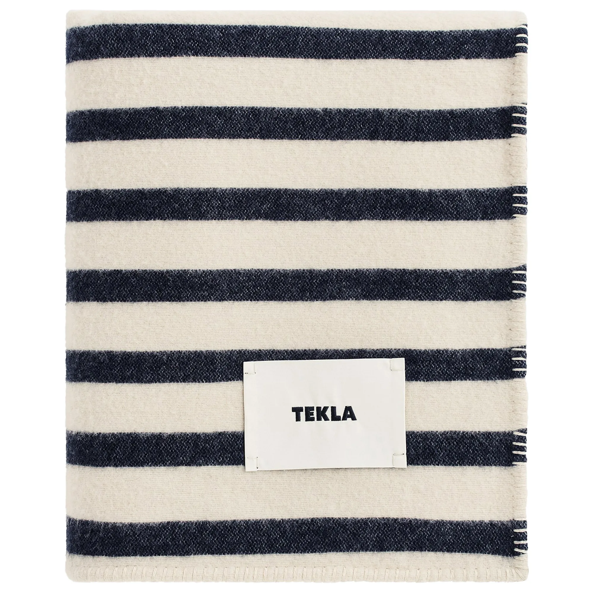 Magpie Stripes lammeullpledd - 1