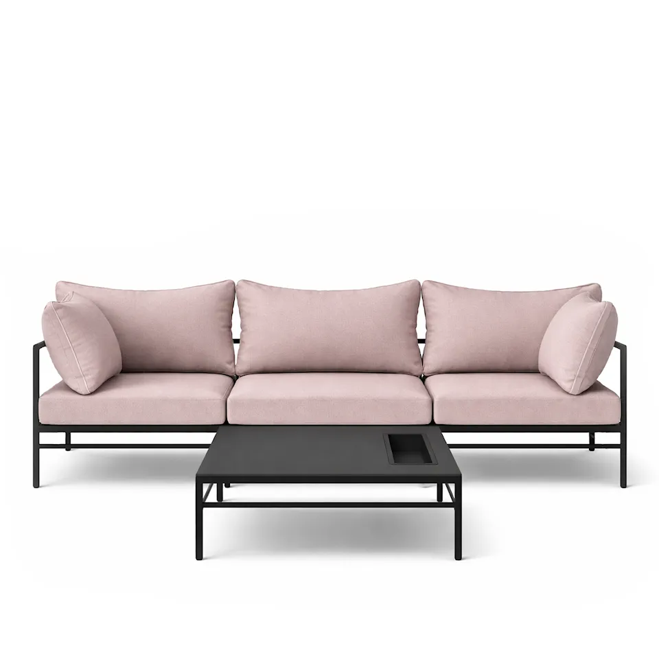 Rivage 3-seters utesofa & Rivage utebord