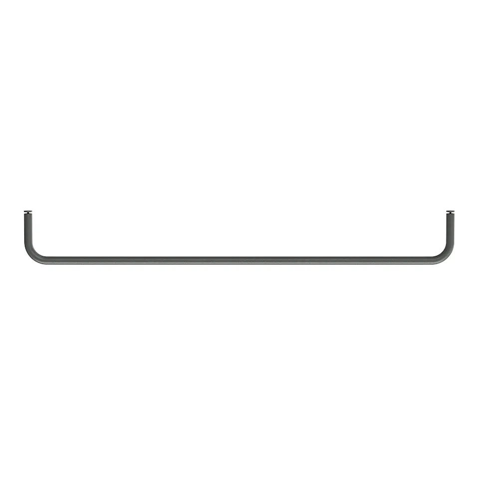 Stång för metallhylleplate 78cm mørkegrå