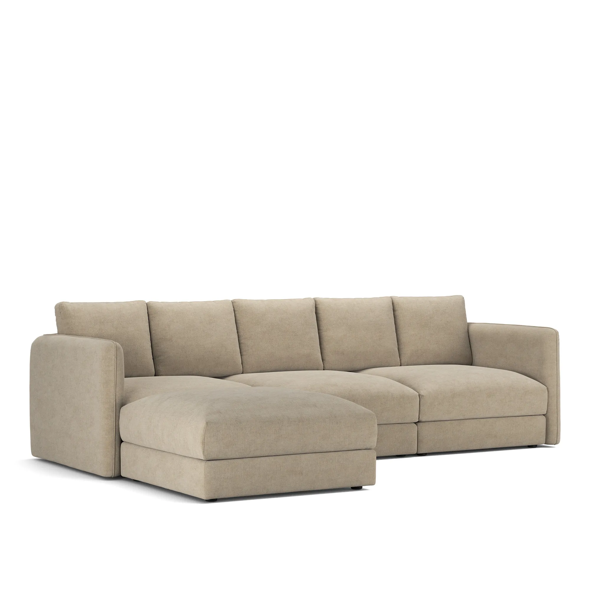 Pavarotti 02 3-seters sofa med fotskammel - 4