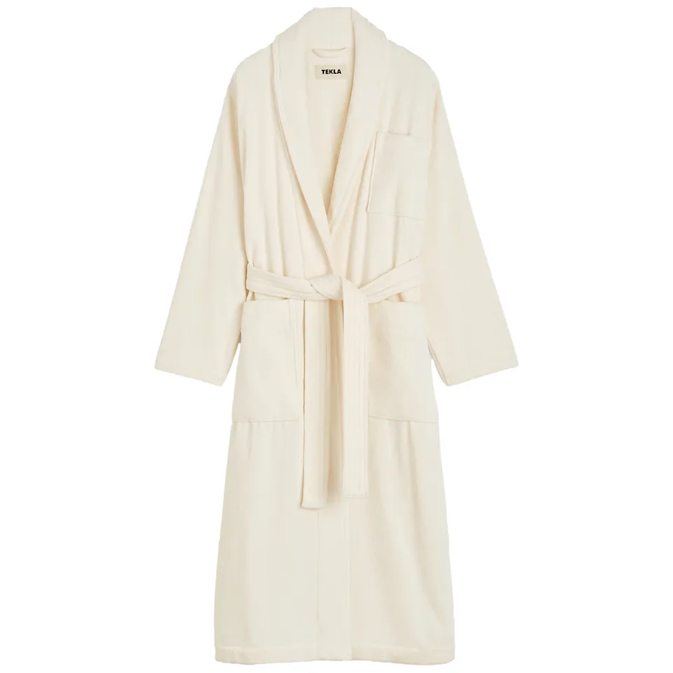 Classic Solid Ivory badekåpe