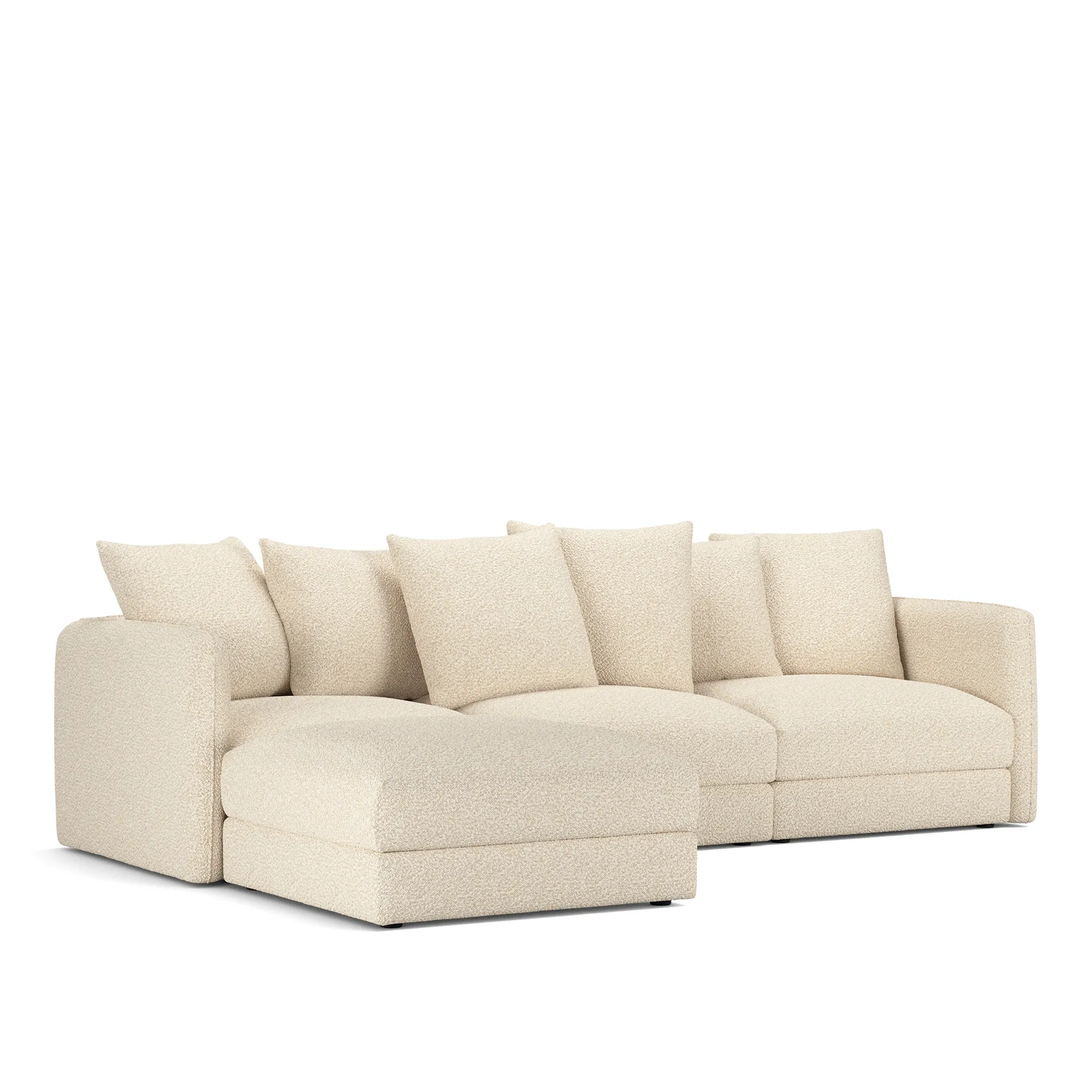 Pavarotti 01 3-seters sofa med fotskammel - 4