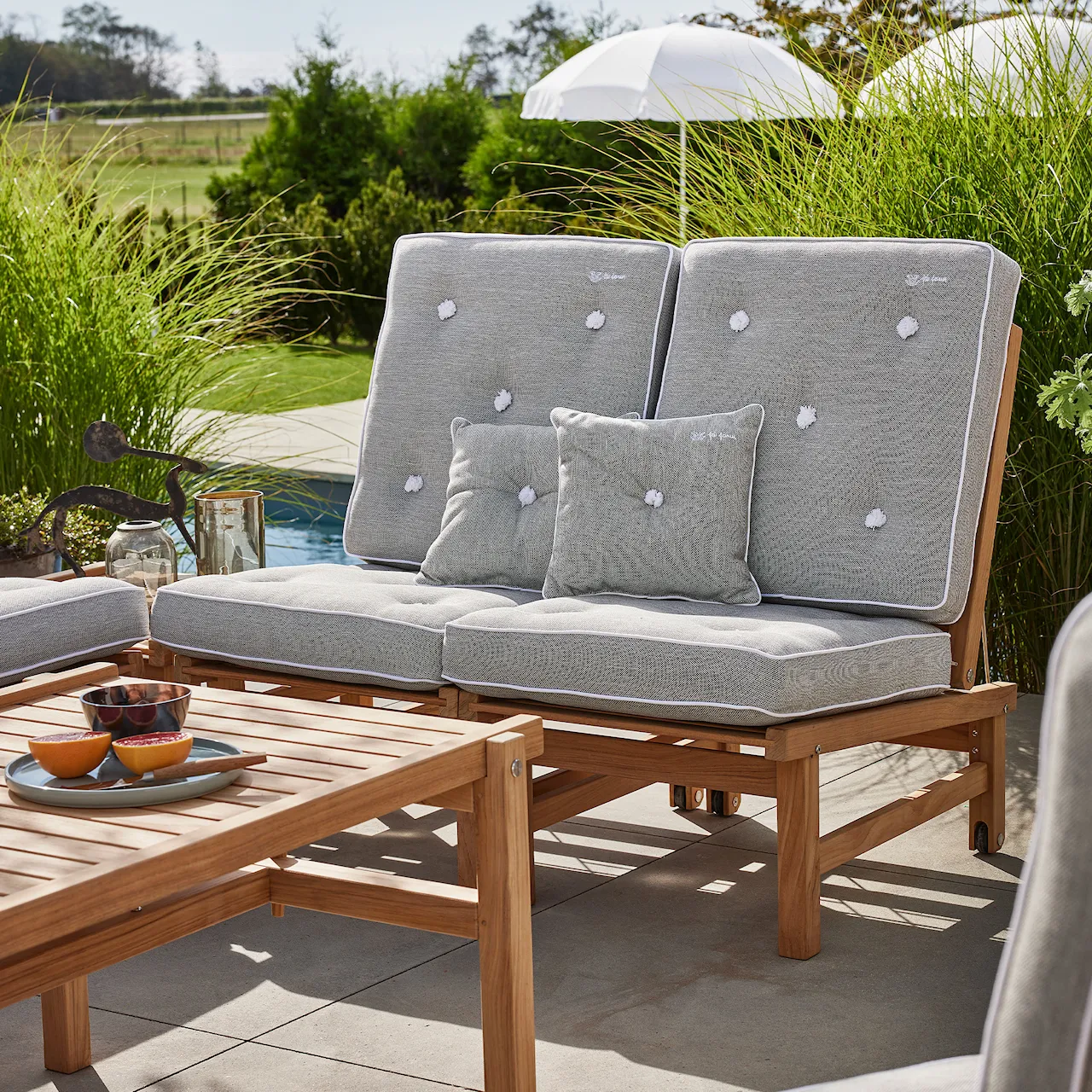 Lenestol 10 Teak