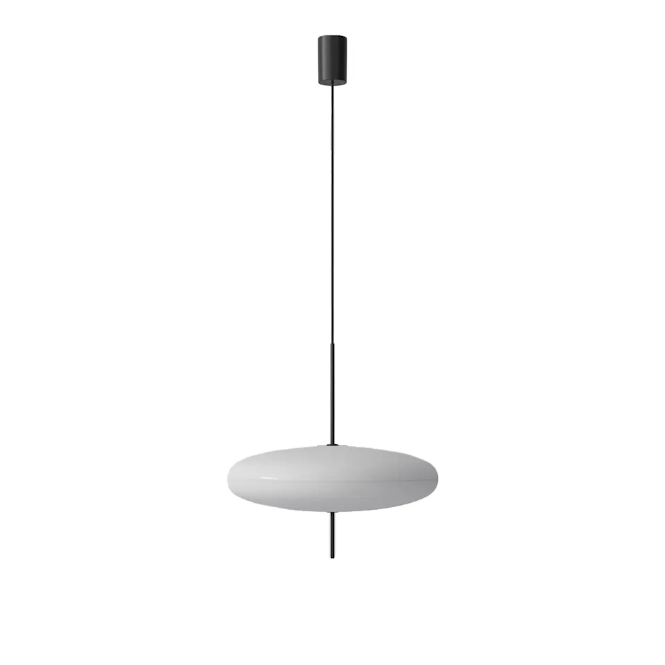 Model 2065, White Diffuser, Black Hardware, Black Cable