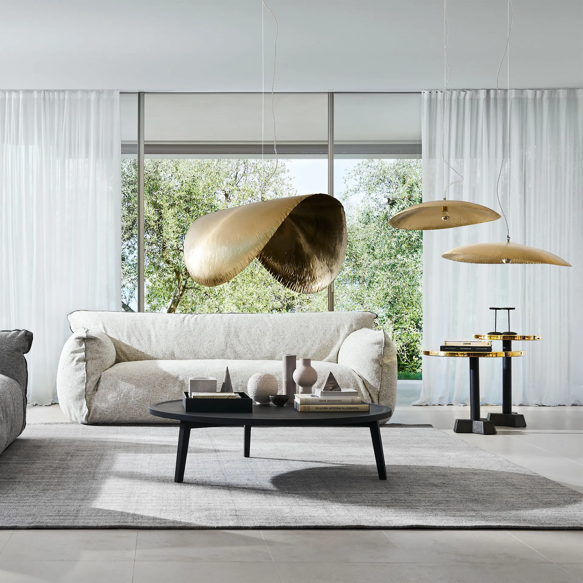 Brass Suspension Lamp - Gervasoni - Paola Navone - NO GA