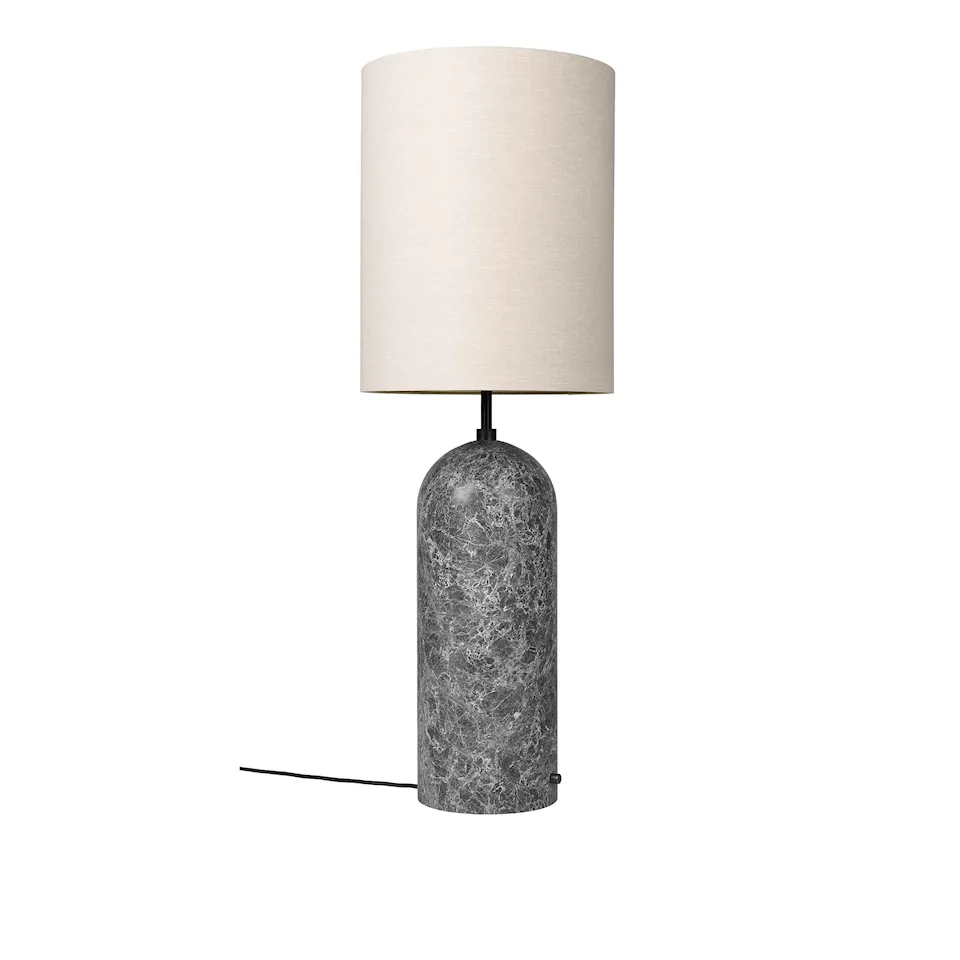 Gravity gulvlampe XL High grå marmor