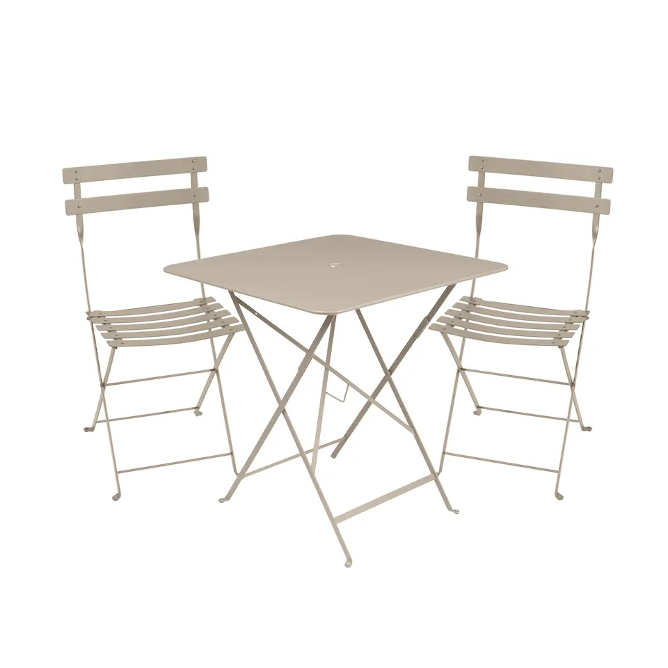 Bistro spisebord 71 cm og 2 stoler