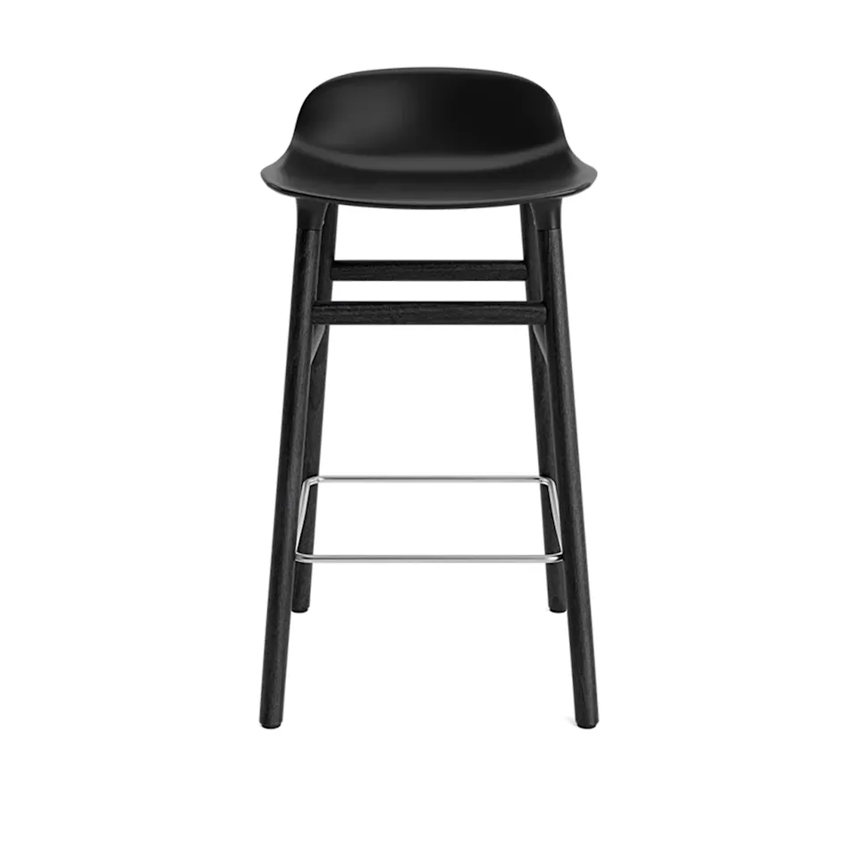 Form Barstool 65 cm Black Oak