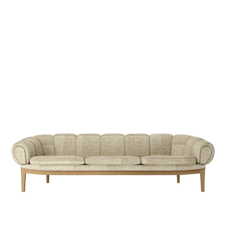 Croissant 3-seters sofa eik
