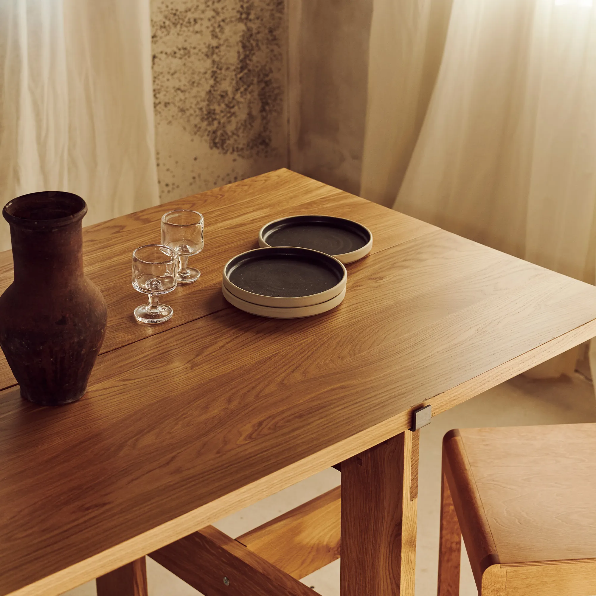 Farmhouse Trestle Planks spisebord - 3