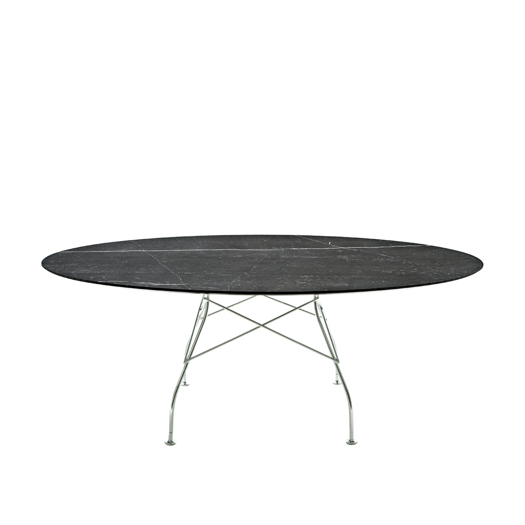 Glossy Oval Table - 1