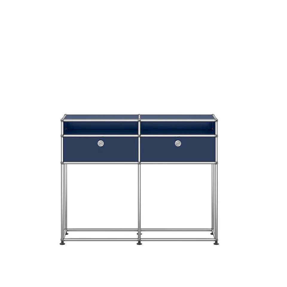 USM Haller 94 Shelving, Steel Blue