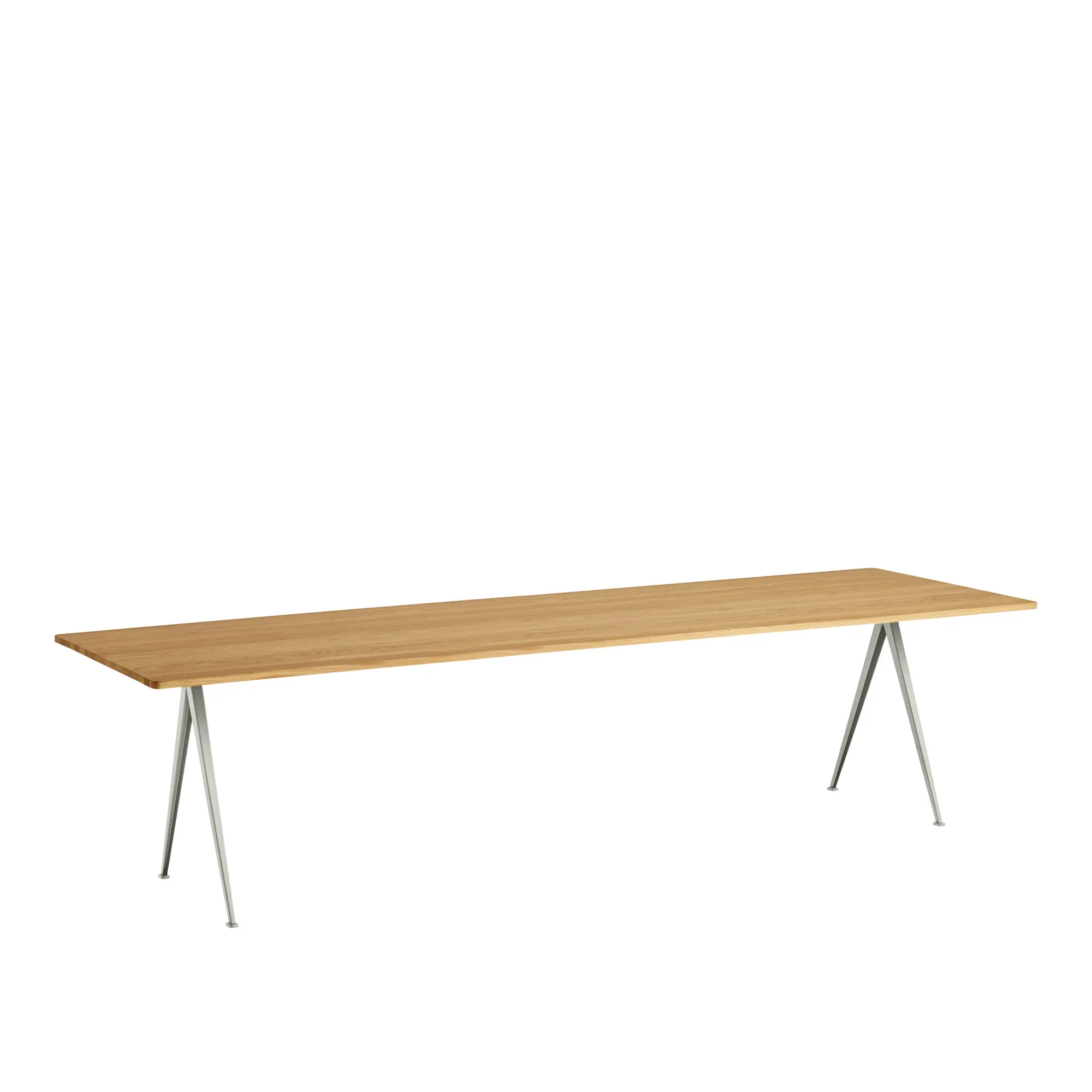 Pyramid 02 table 85x300 cm beige powder coated steel - 1