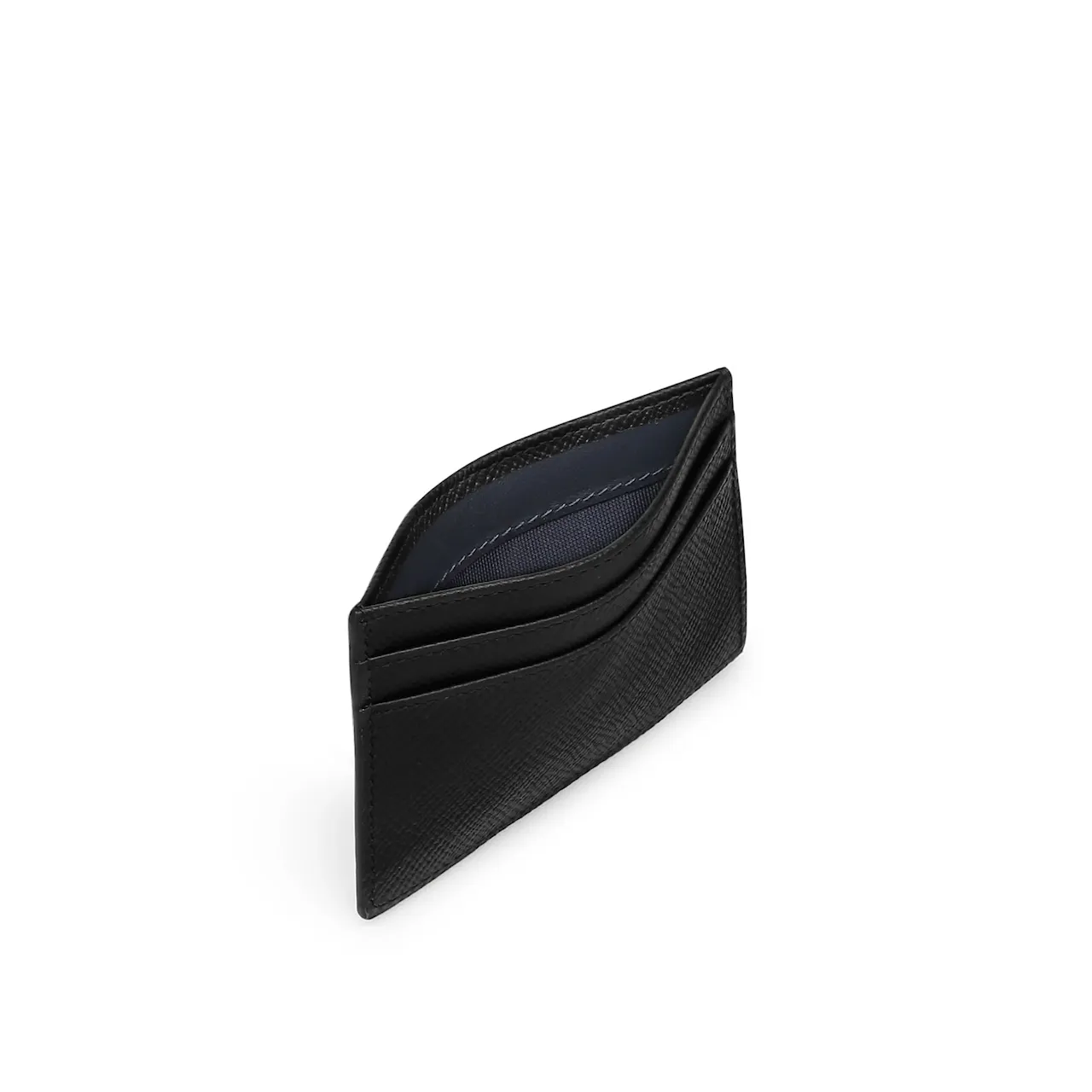 Panama Flat Card Holder - Black