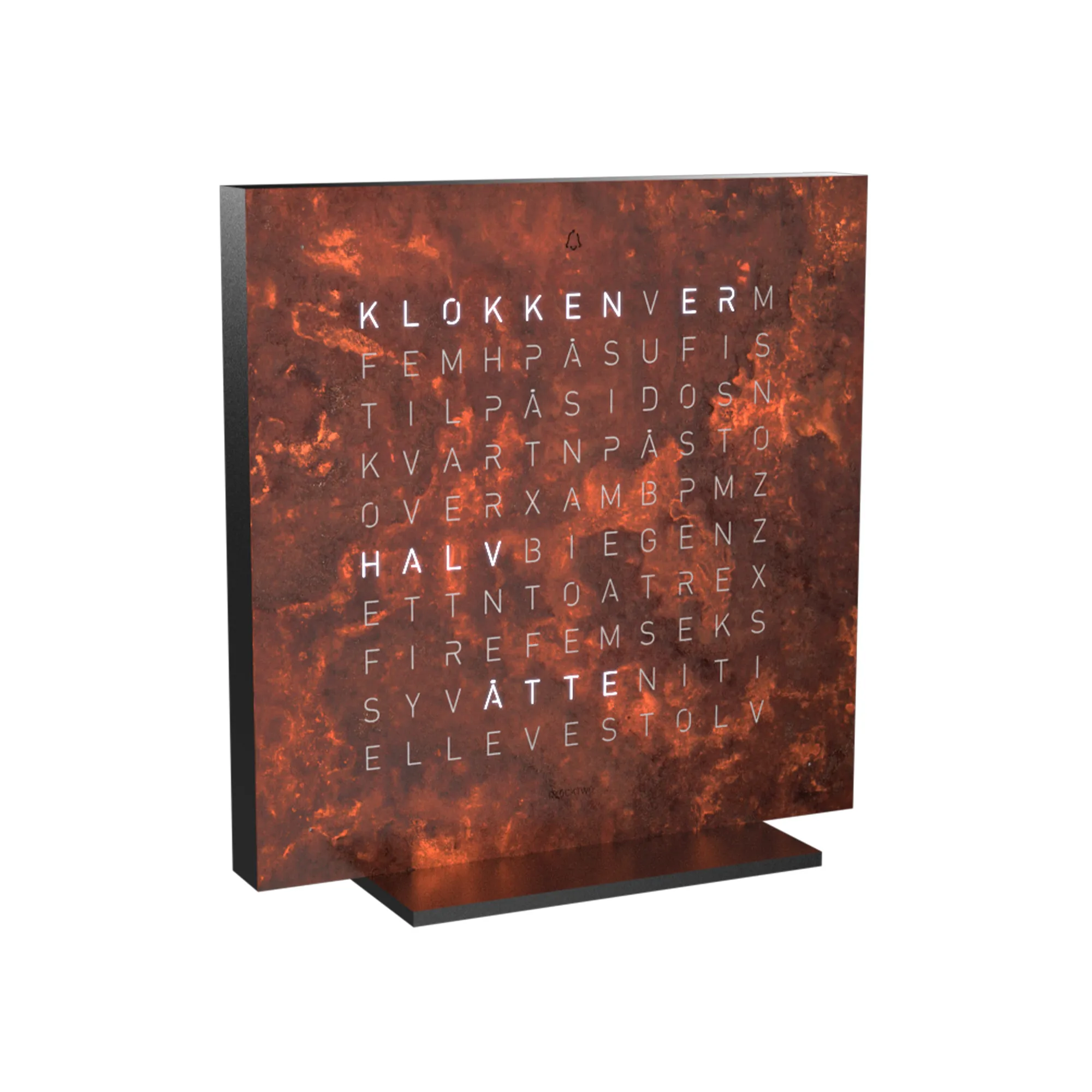 Qlocktwo Earth 13,5 Creator's Edition – Rust - 2