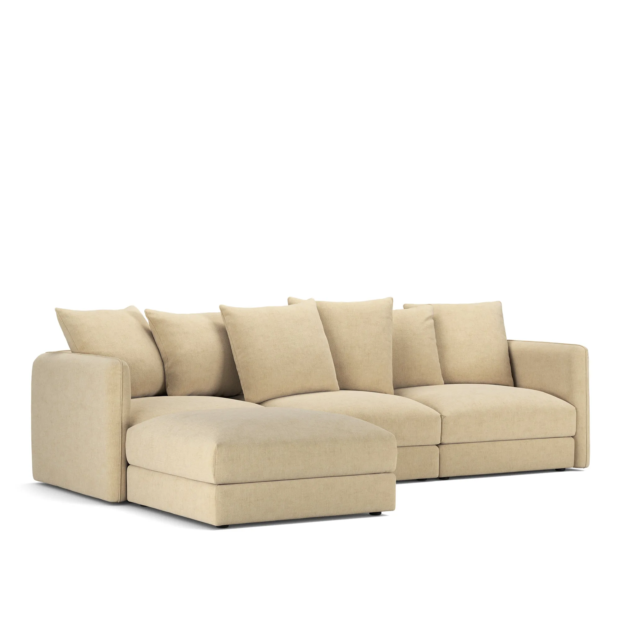 Pavarotti 01 3-seters sofa med fotskammel - 4