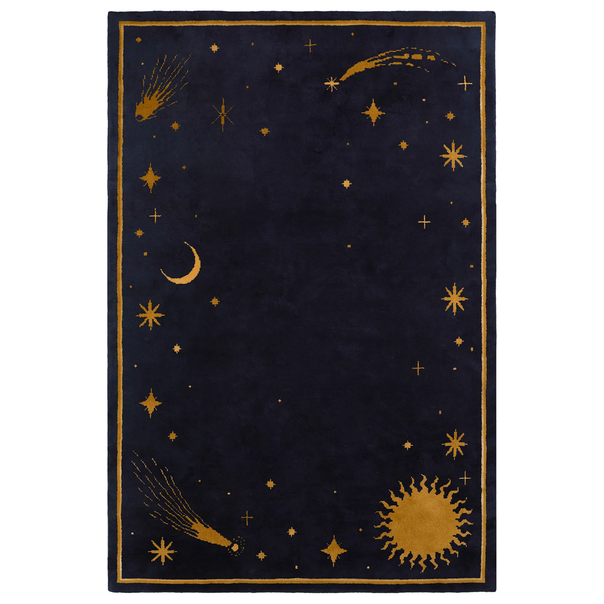 Celestial Deep Navy/Ochre ullteppe - 1