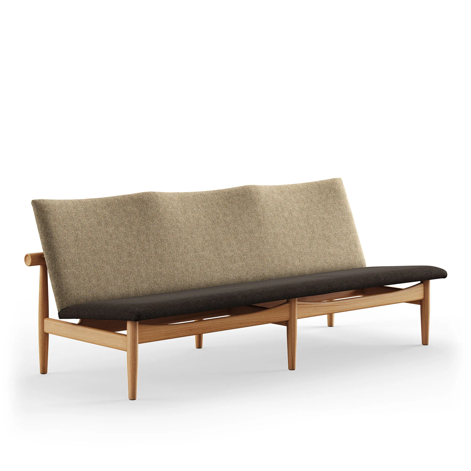 Japan sofa 3-sits Dark oiled oak - 1
