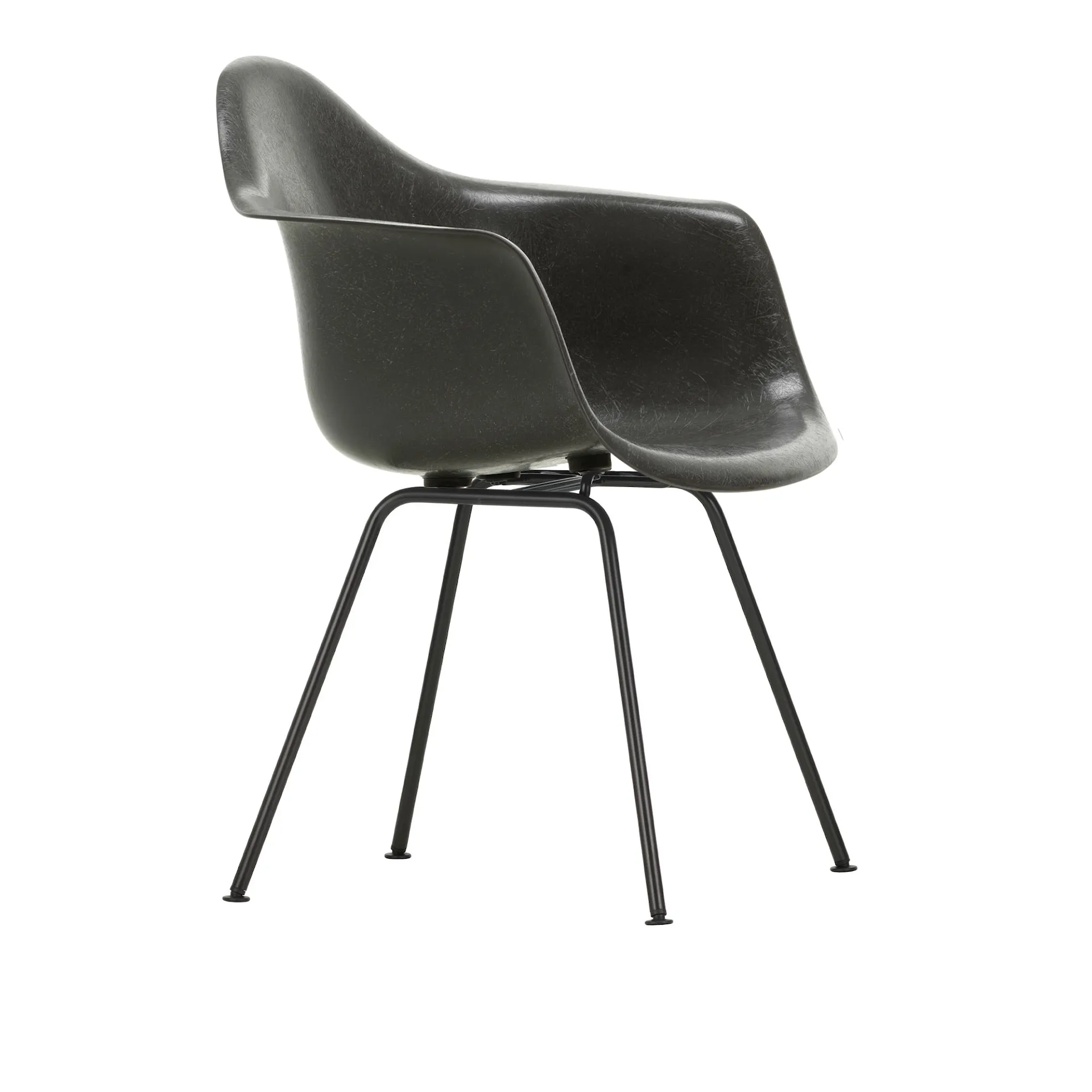 Eames Fiberglass Armchair DAX rammestol Basic Dark - Vitra - Charles & Ray Eames - NO GA