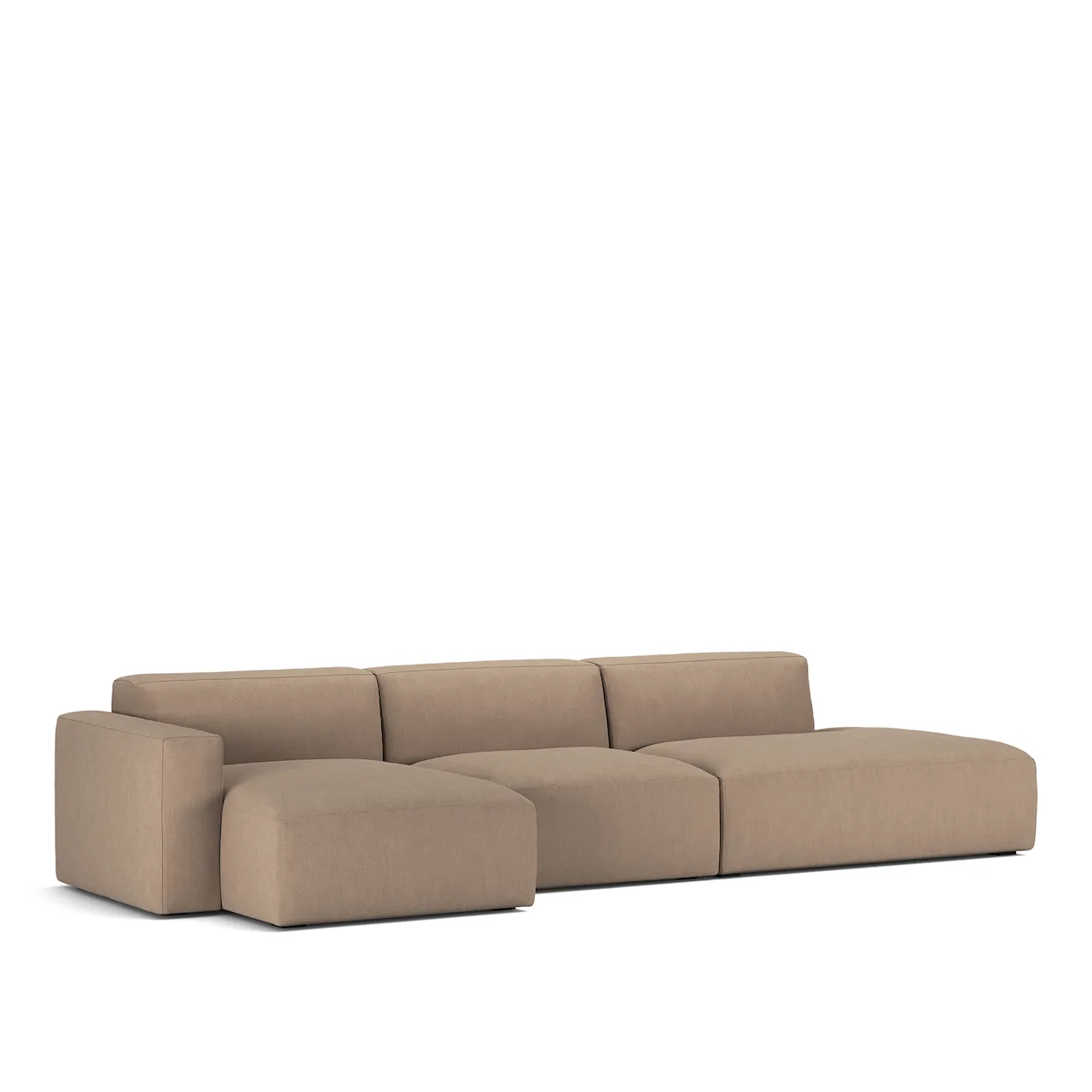 Brick 3-seters sofa sjeselong åpen ende høyre
